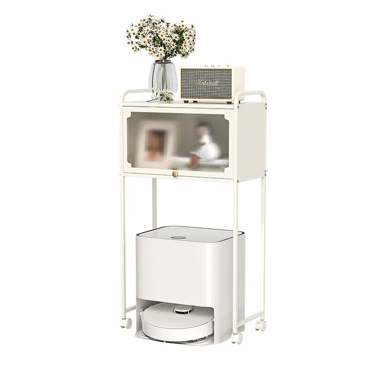 Multi Tier Heavy Duty Mobile Shelf Unit Adjustable Height For Vacuum Aquarium Stand Litter Box Trolley Home Storage Cart
