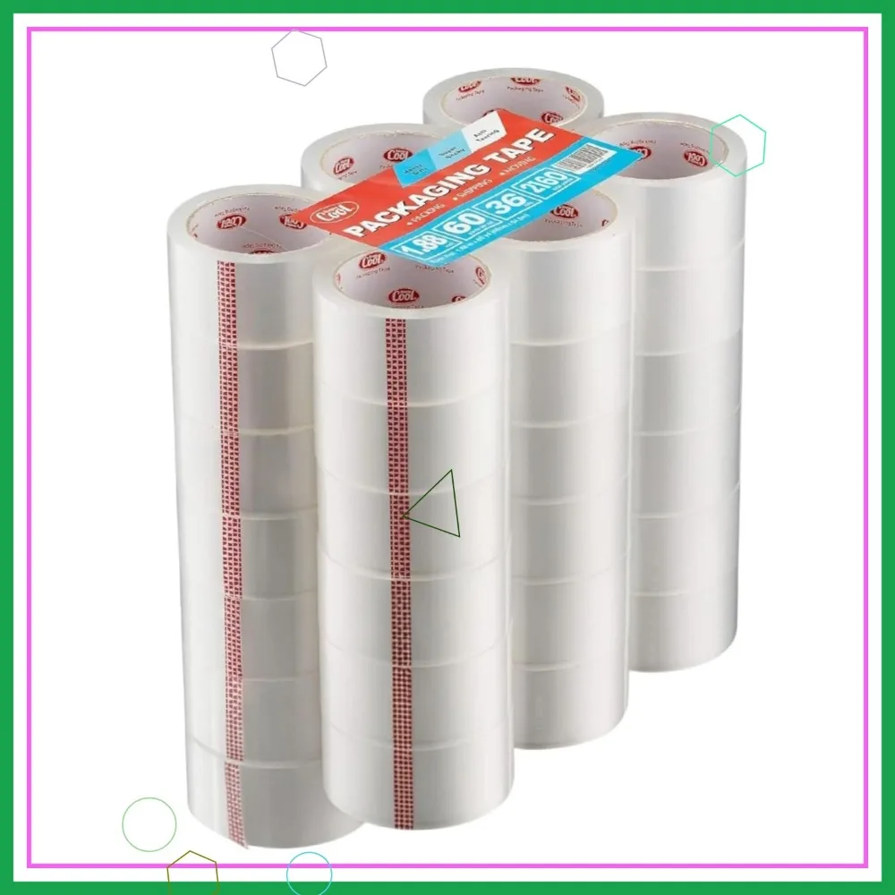 

Clear Heavy Duty Packing Tape 36 Rolls, 1.88"x60yds, Strong for Shipping & Moving