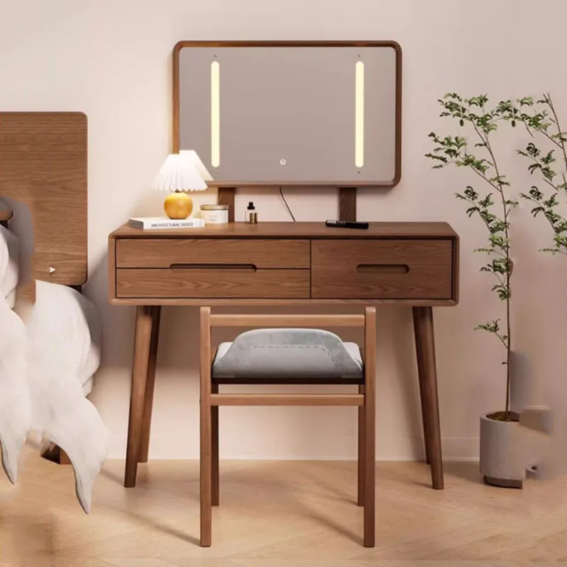 

Nordic Stool Design Dresser Cabinet Aesthetic Minimal modern Drawer Makeup Table Storage Organizer Mesa De Maquillaje Furniture