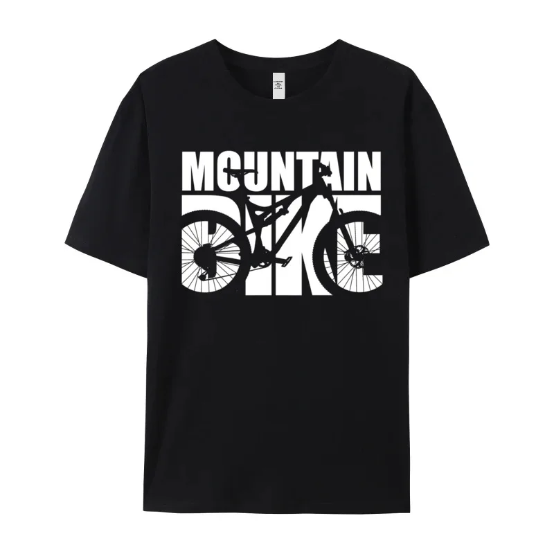 Design Mountain Bike Shirt Back Print Short Sleeve Summer Tops & Tees Latest Round Collar 100% Cotton Tee Shirts Man Tshirts