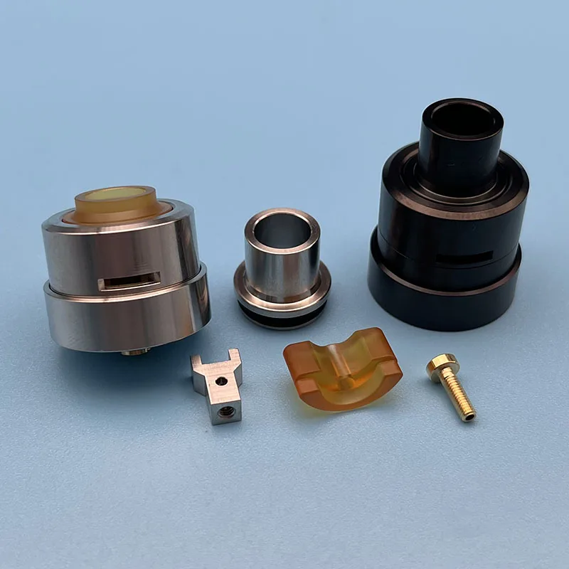 matty RDA Verstuiver Tank dubbele Single Coil 22mm 316SS Materiaal 510 Druipend Met Squonk BF PIN Voor 510 Vape BOX Mod