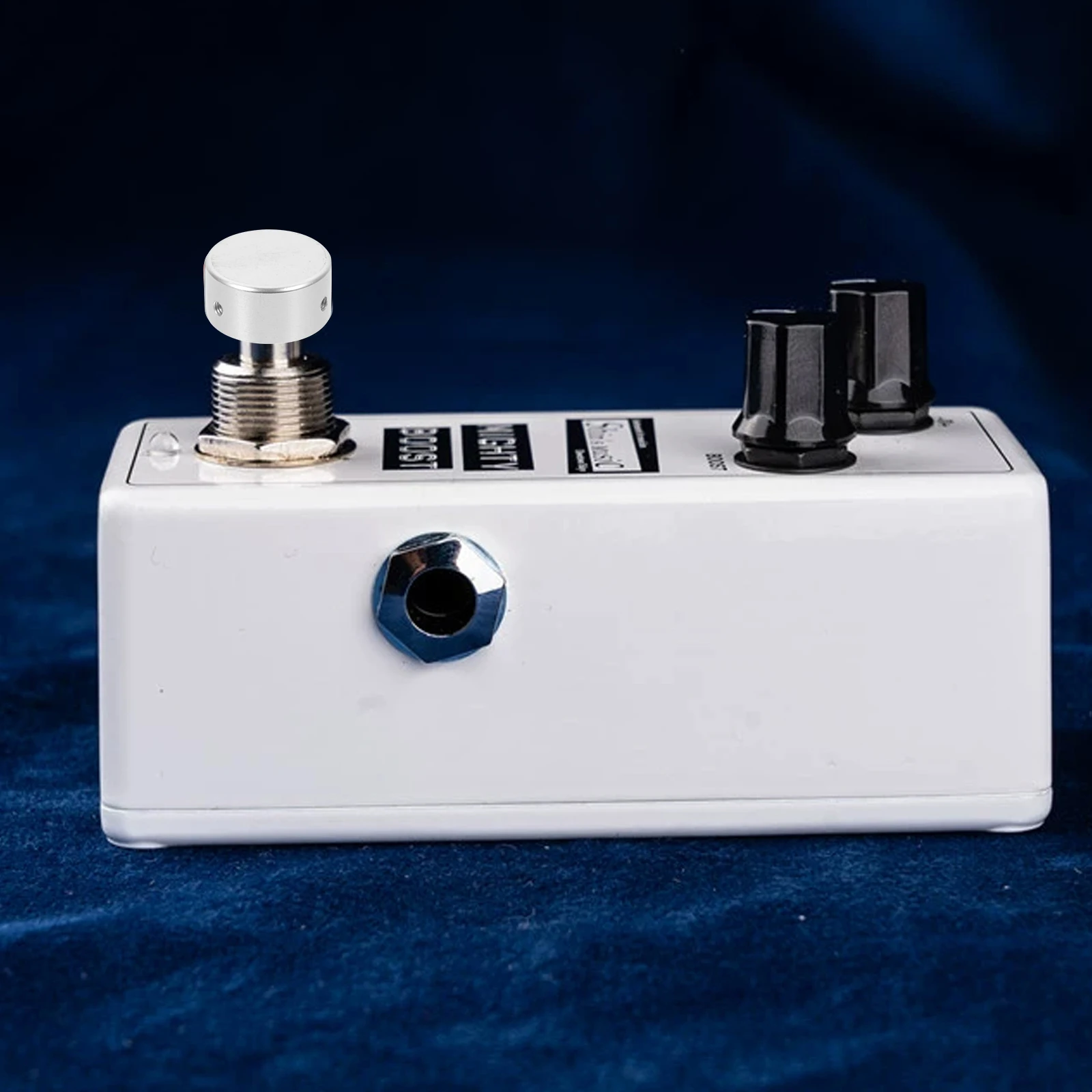 

6 Sets Aluminum Effect Pedal Knobs Protective Caps Guitar Footswitch Topper Durable Small Size Practical Accessories