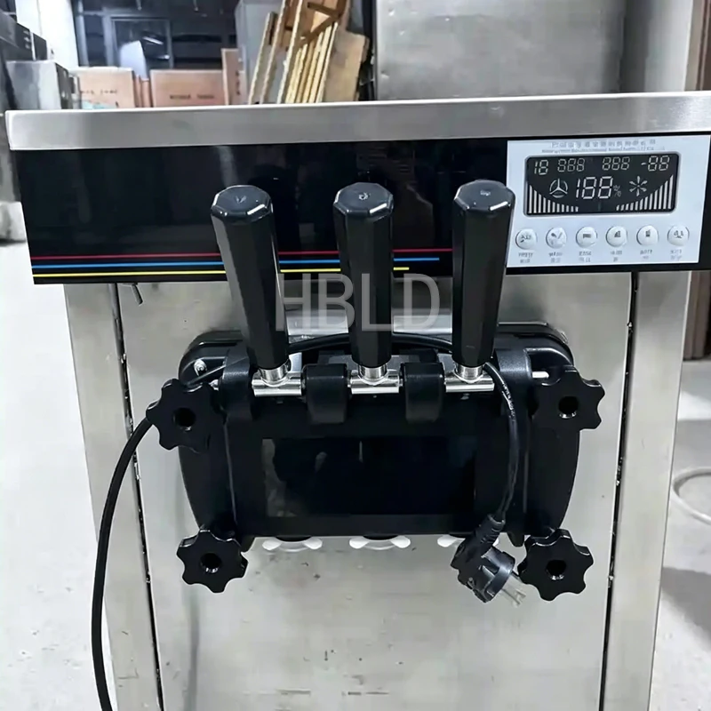 Small Single-Head Desktop Ice Cream Machine Touch Screen Control for Domestic And Commercial Use