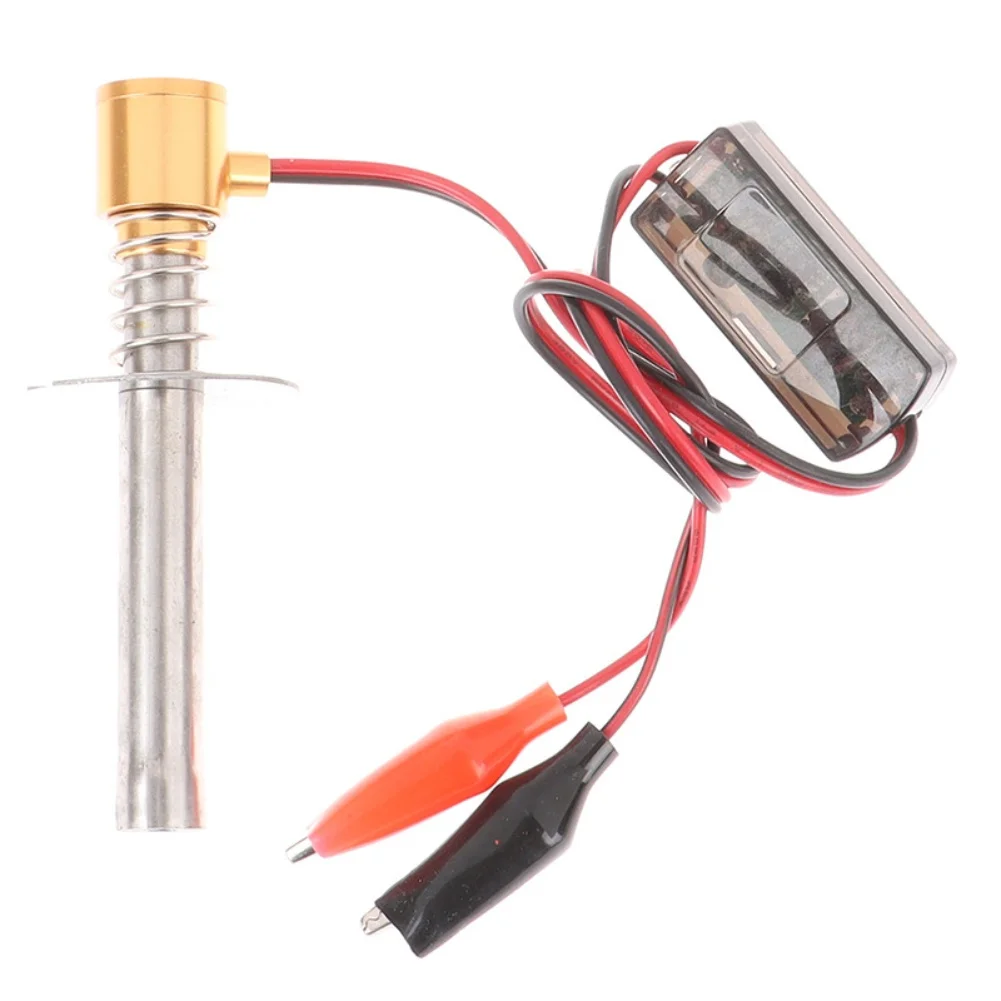 6V-24V Input RC Glow Igniter For Nitro Cars Works With 6V-24V Batteries Built-in Indicator Light RC Vehicle Glow Igniter