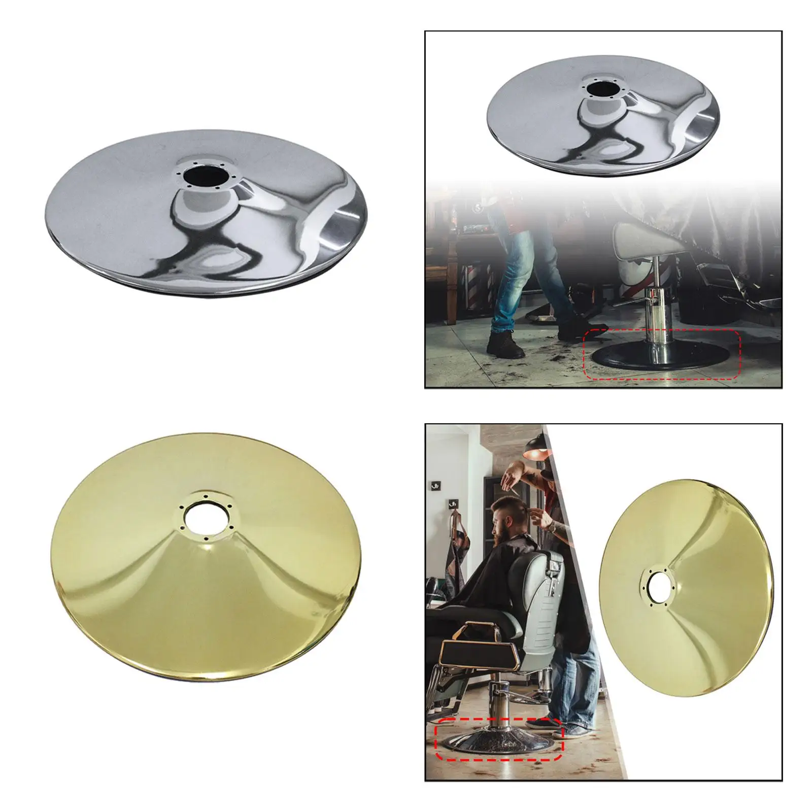 

Barber Chair Pump Base Replacement Attachment Barstool Salon Chair Hydraulic Base for Hairdressing Chairs Barber Shop Office
