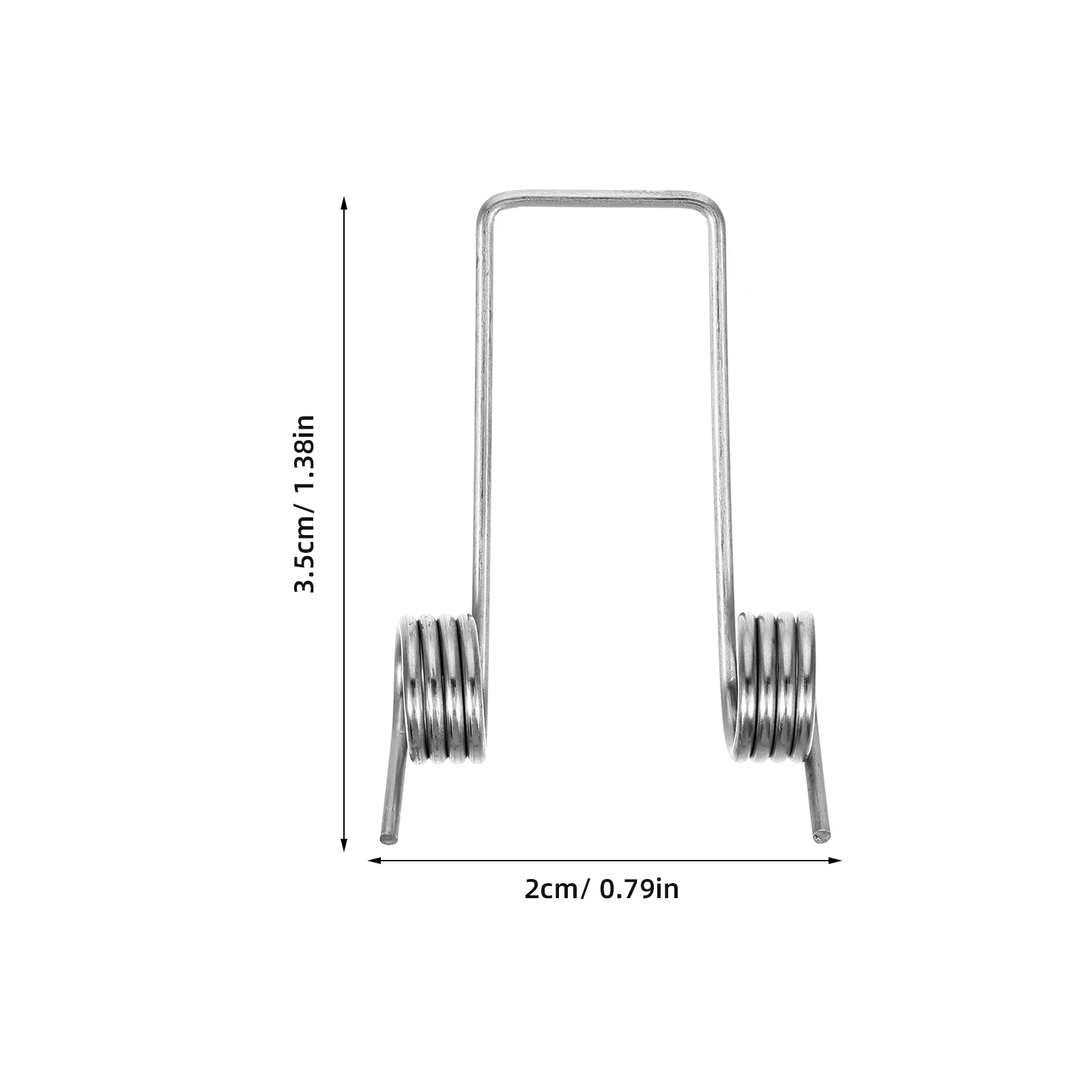 6pcs Torsional Spring Accessories Stainless Steel Trash Can Lid Parts Replacement Kitchen Bin Springs For Repair Storage Bucket