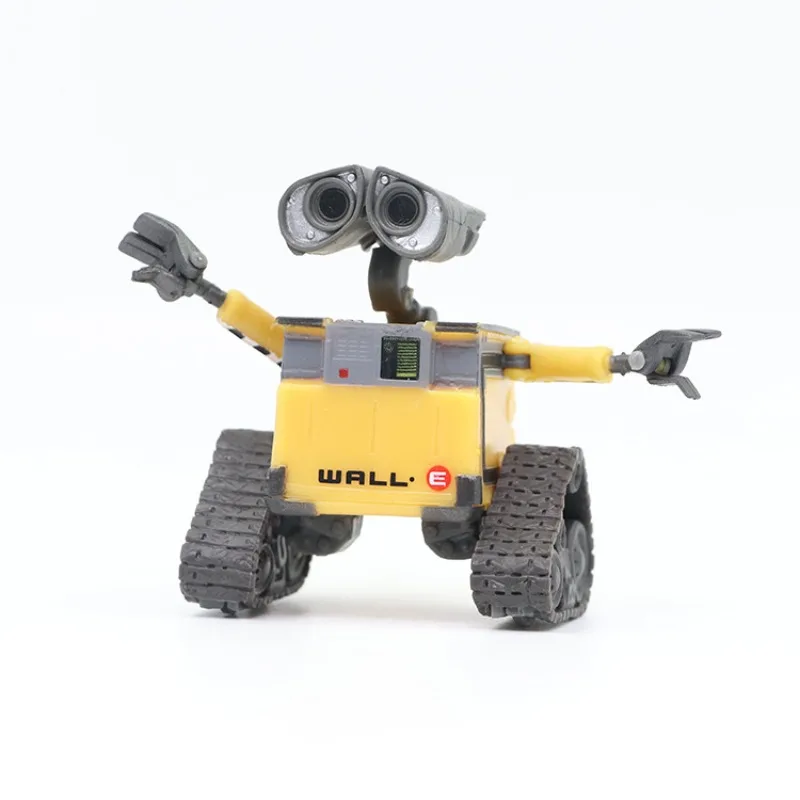 Hot WALL·E Material de PVC de dibujos animados pared E & EVE colección de figuras de acción lindas juguetes de modelos muñecas regalos de cumpleaños para niños y niñas