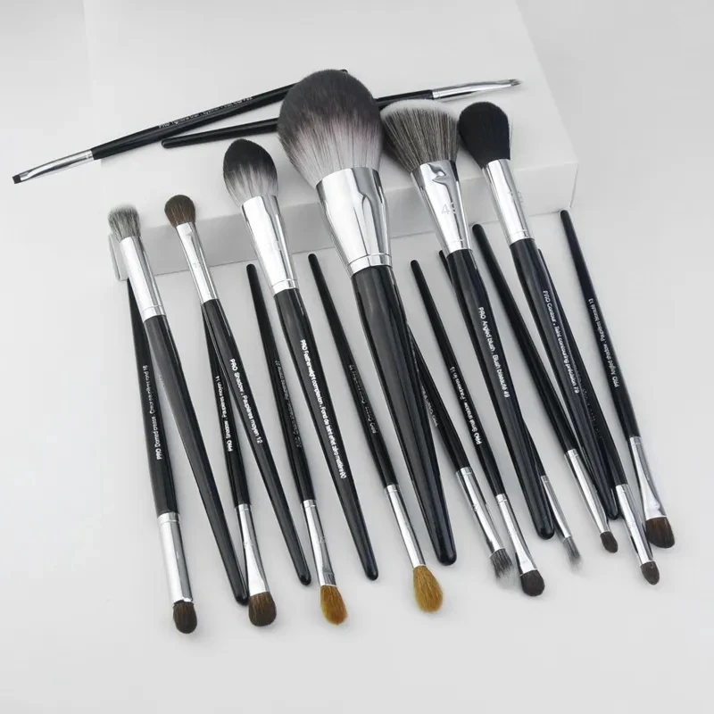 Animal Hair Makeup Brush Full Set Eye Shadow Brush Nose Shadow Brush Smudge Brush Concealer Brush Set Professional Makeup Tools