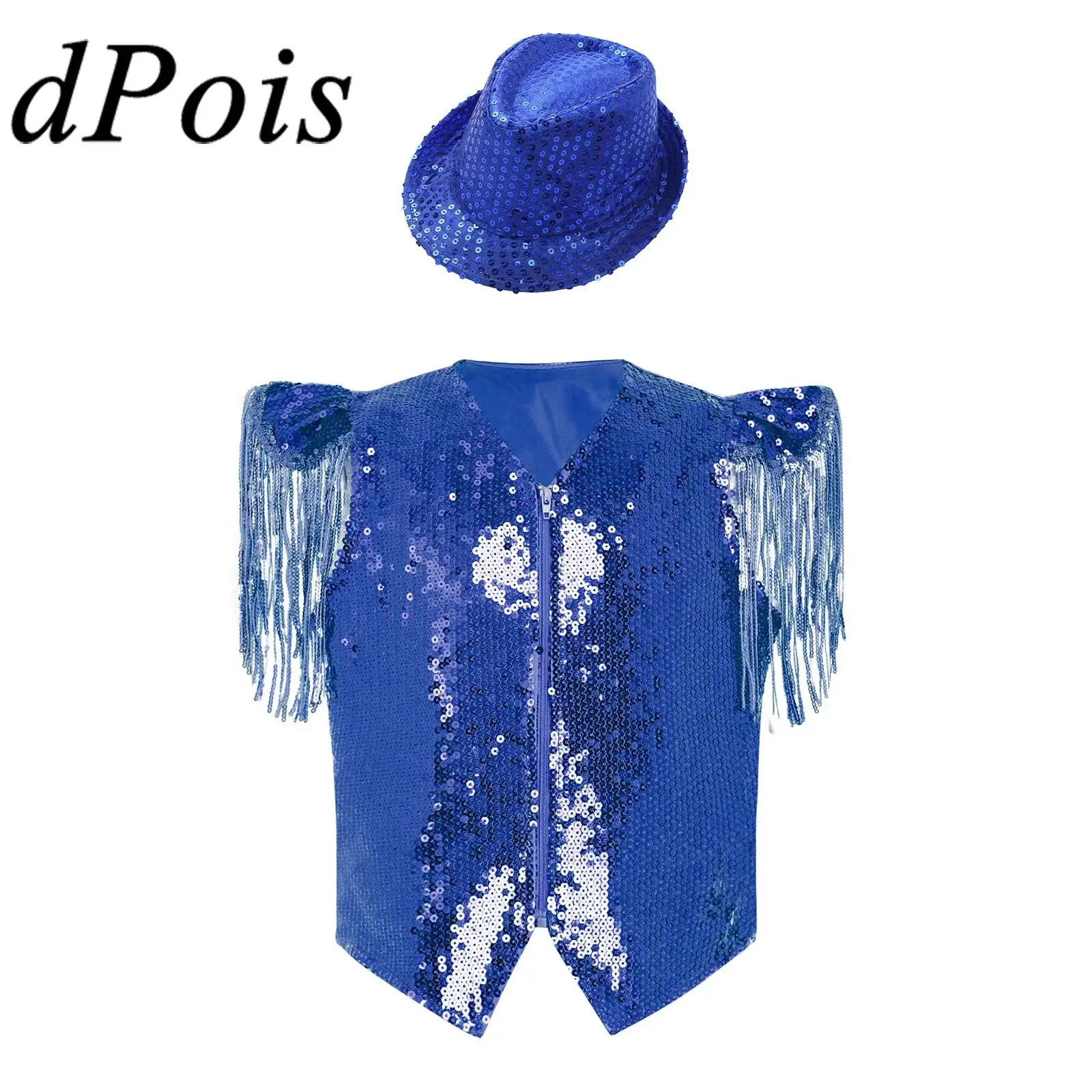 

Детская танцевальная одежда для девочек в стиле хип-хоп, блестящие диско-костюмы с пайетками, костюмы для джазовых танцев, брючные костюмы, детский фестивальный комплект одежды в стиле хип-хоп