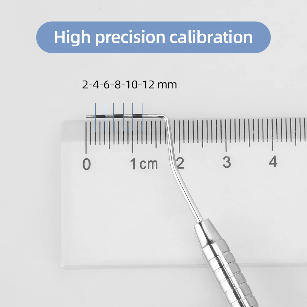 AZDENT dentystyczna stal nierdzewna sonda przyzębia ze skalą stomatologia Explorer Instrument narzędzie dentysta endodontyczne czyszczenie zębów