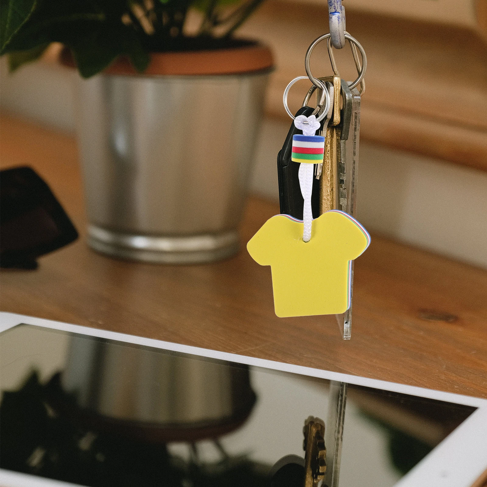 3 قطع المفاتيح العائمة العوامة قارب حلقة الشاطئ تعويم المراكب الشراعية المزدهرة Keyrings