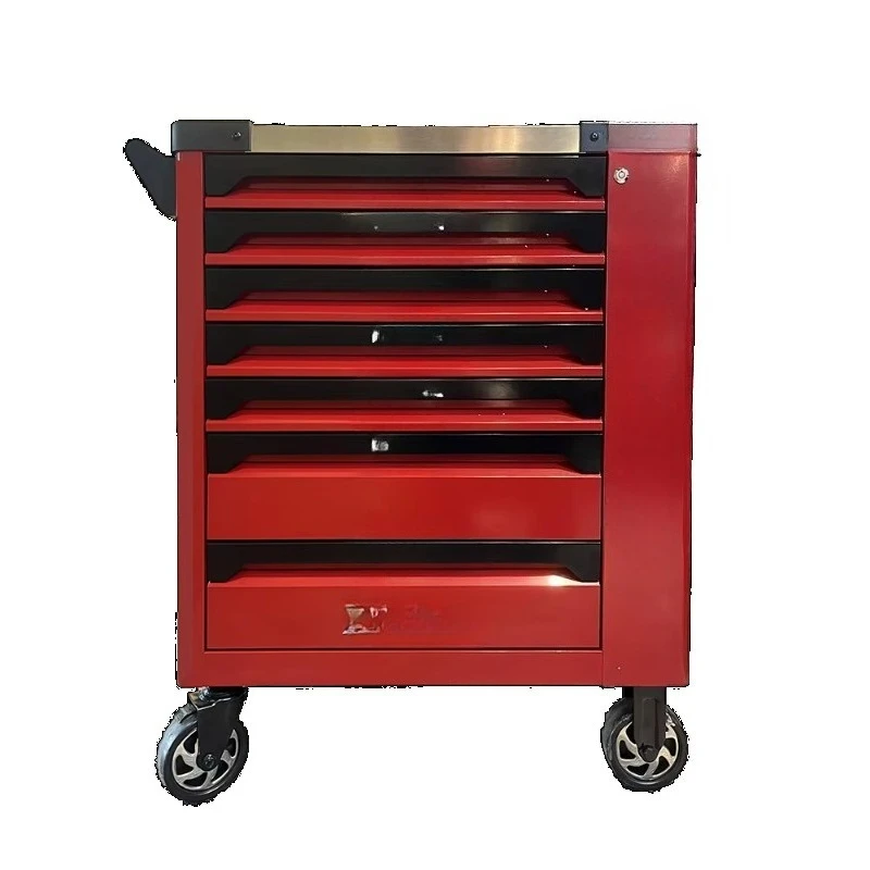 Metal Iron Steel 7 Drawers Professional Tool Storage Cabinet Toolbox Trolley