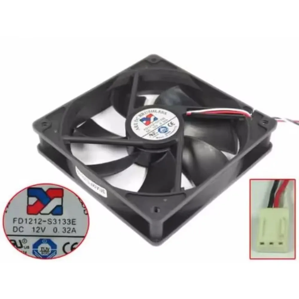 

Вентилятор охлаждения сервера ARX FD1212-S3133E DC 12V 0.32A 120x120x25мм, 3-проводной
