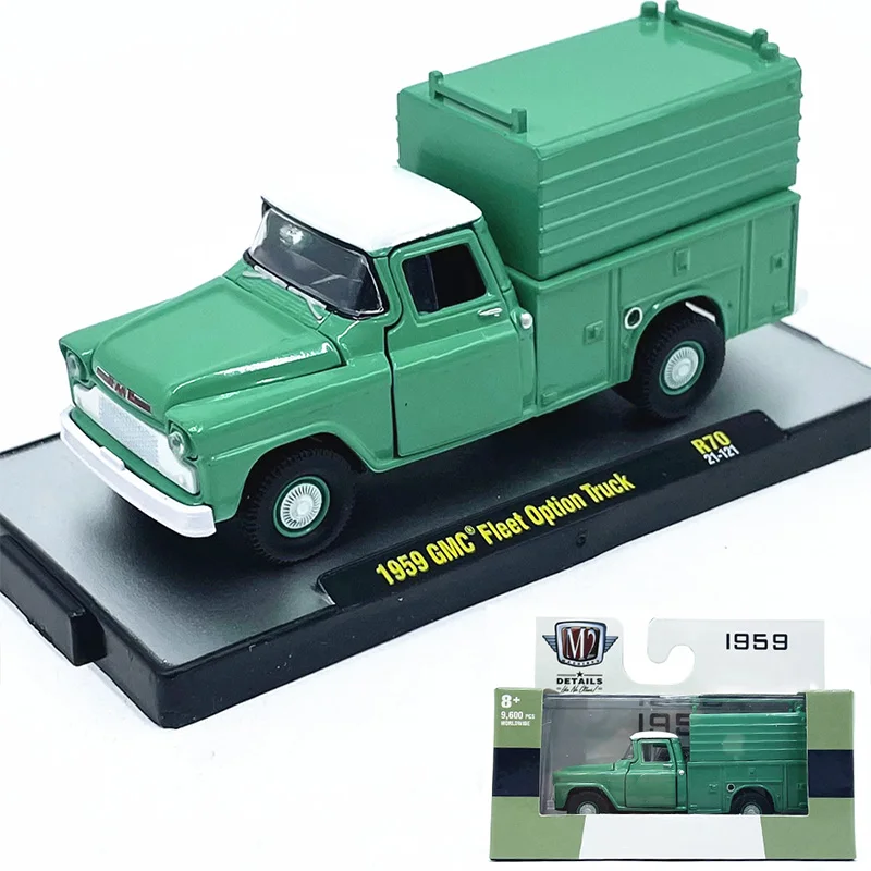 

1:64M2 Car Model 1959 FleetOptionTruck Simulation Alloy Car Model Collection Gift Brand New with Packaging