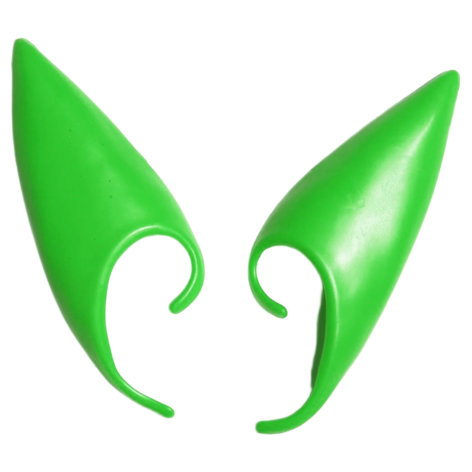 1Pair Unisex Adults Kids Realistic Silicone Halloween Fairy Elf Ears Costume Accessory Party Accessory for Masquerade Cosplay 2