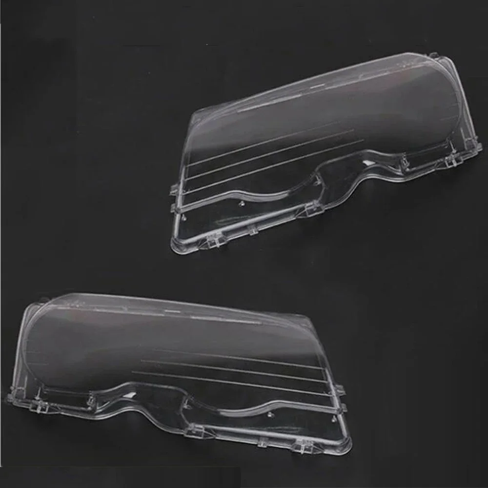 For BMW E46 3 Series 2-Door M3 1998 1999 2000 2001 Headlight Cover Headlamp Shell Transparent Plastic Lampshade Plexiglass