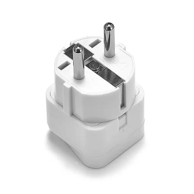 Universal European UK US To EU 2 in1 Travel Adapter China American To Euro Russia Spain France Korea 2AC Port Socket Converter