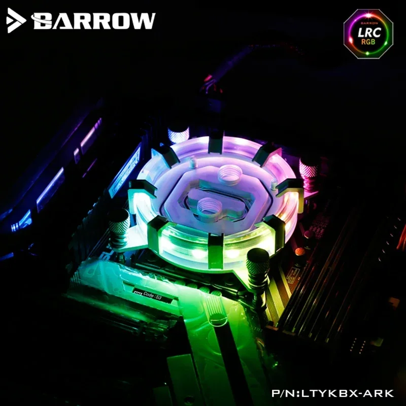 Barrow CPU bloque de agua para AMD AM5 AM4 AM3 AM3 + FM2 / INTEL115X 1200 1700 /X99 X299 5V ARGB 3PIN MOBO AURA SYNC Edición limitada