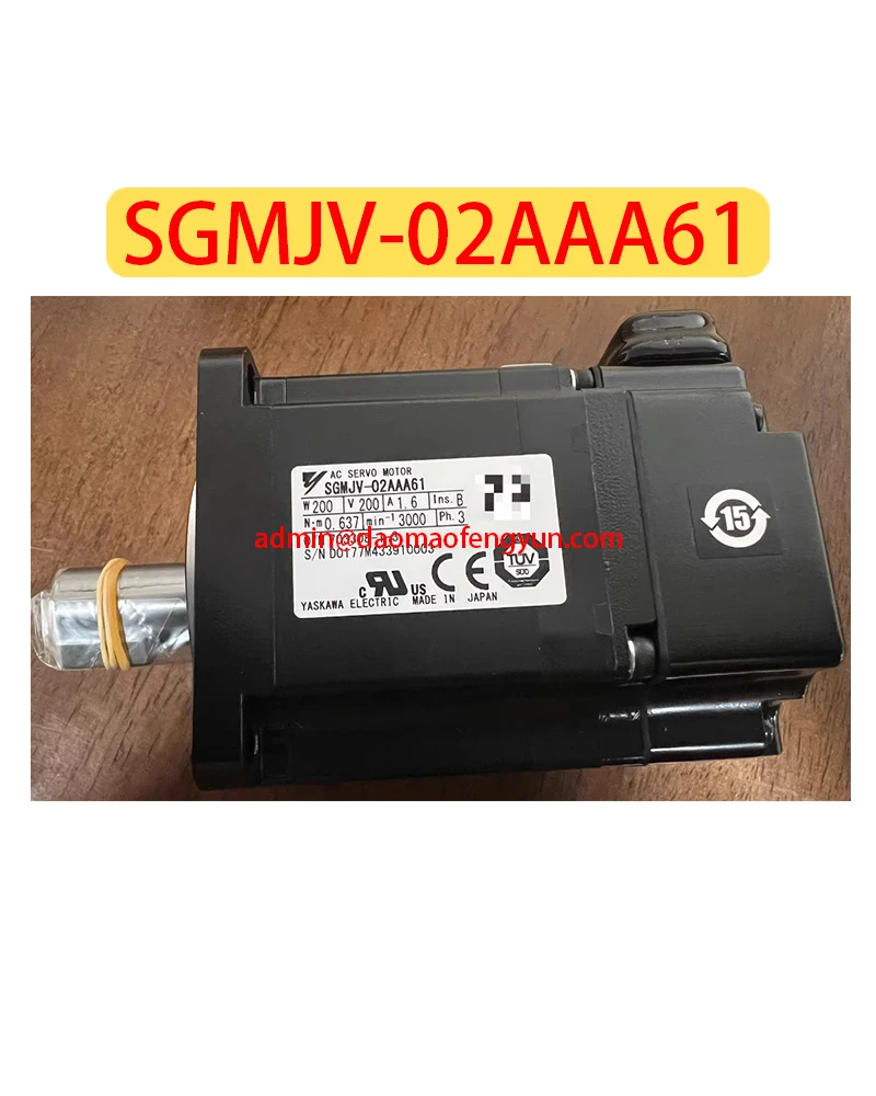 Genuine original SGMJV-02AAA61 Brand new Servo Motor SGMJV 02AAA61，Fast shipping