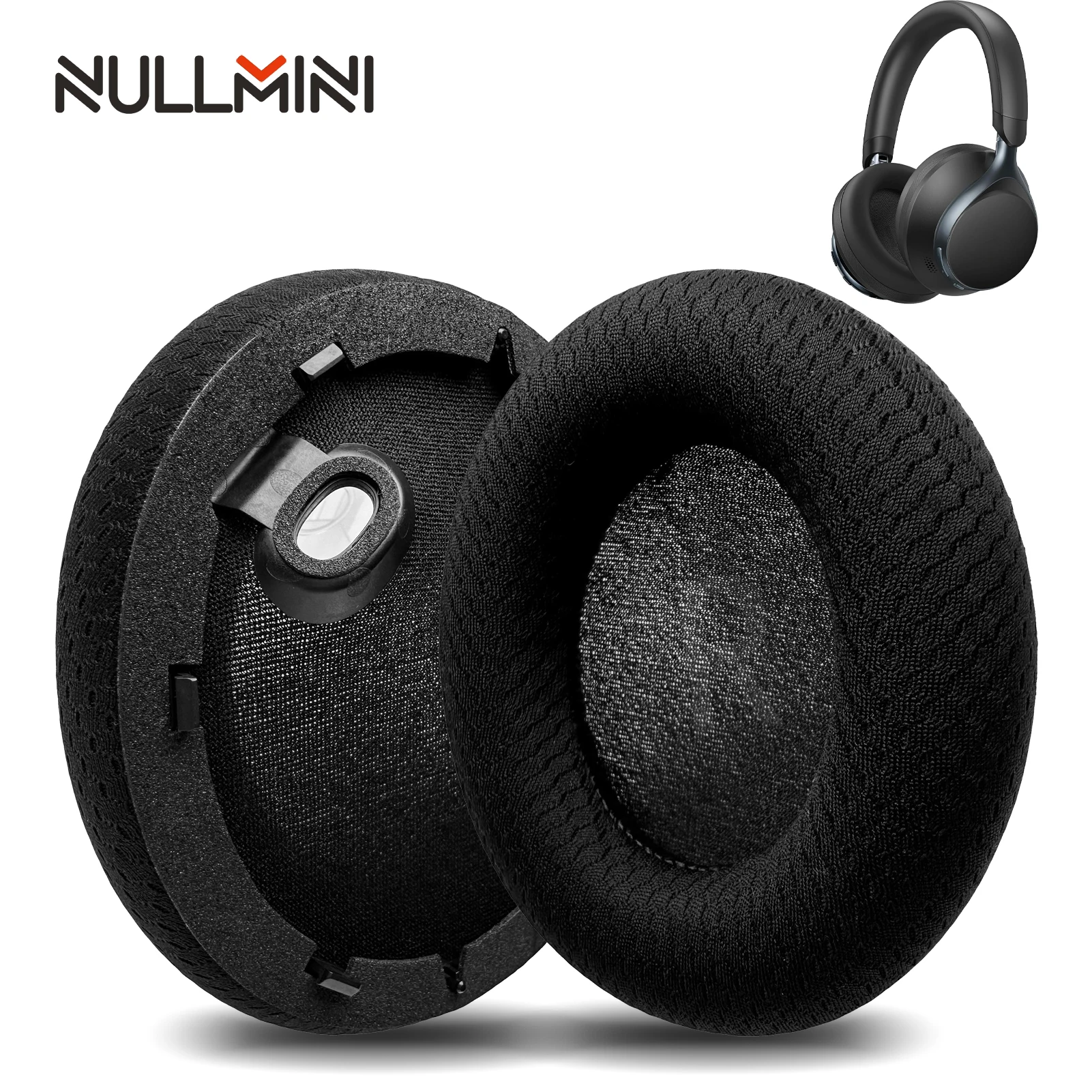 NullMini-Replacement Earpads for Anker Soundcore Space One, S1, S-1 Headphones, Mesh Ear Cushion, Earmuff Sleeve Headset