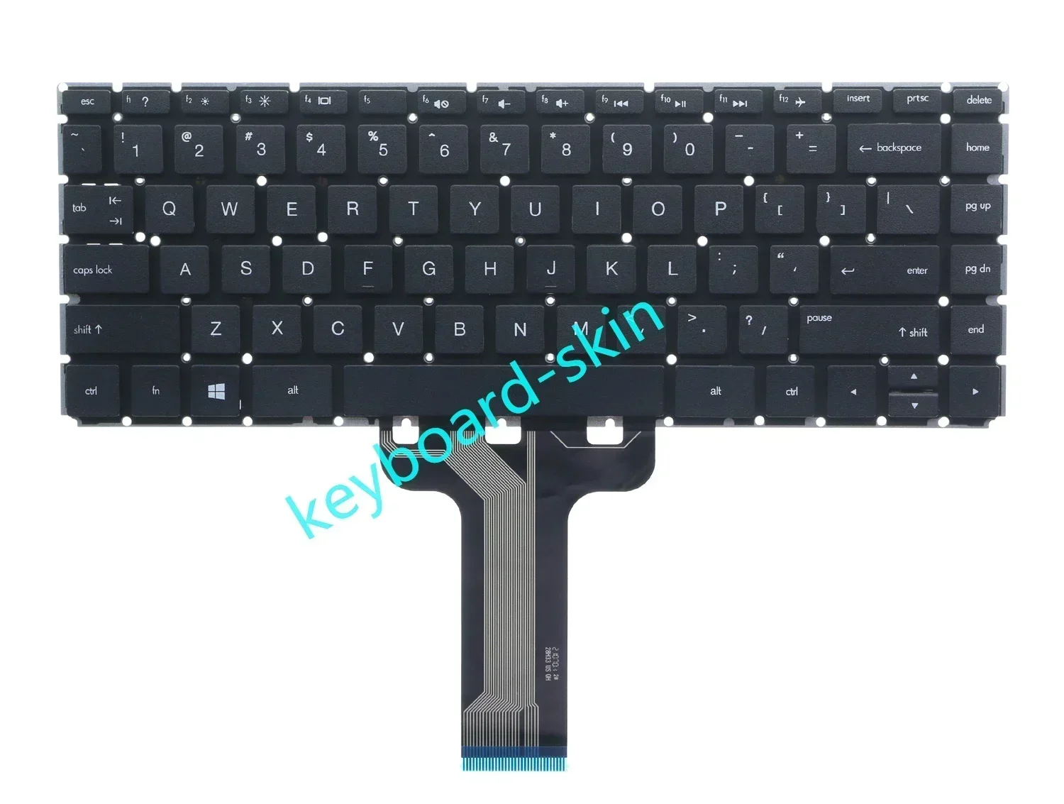 New US keyboard No-frame No-backlit for HP X360 14-BA 14T-BA 14M-BA 14-BS 14-BSxxx TPN-W125 Stream 14-DS 14-DSxxxx laptop