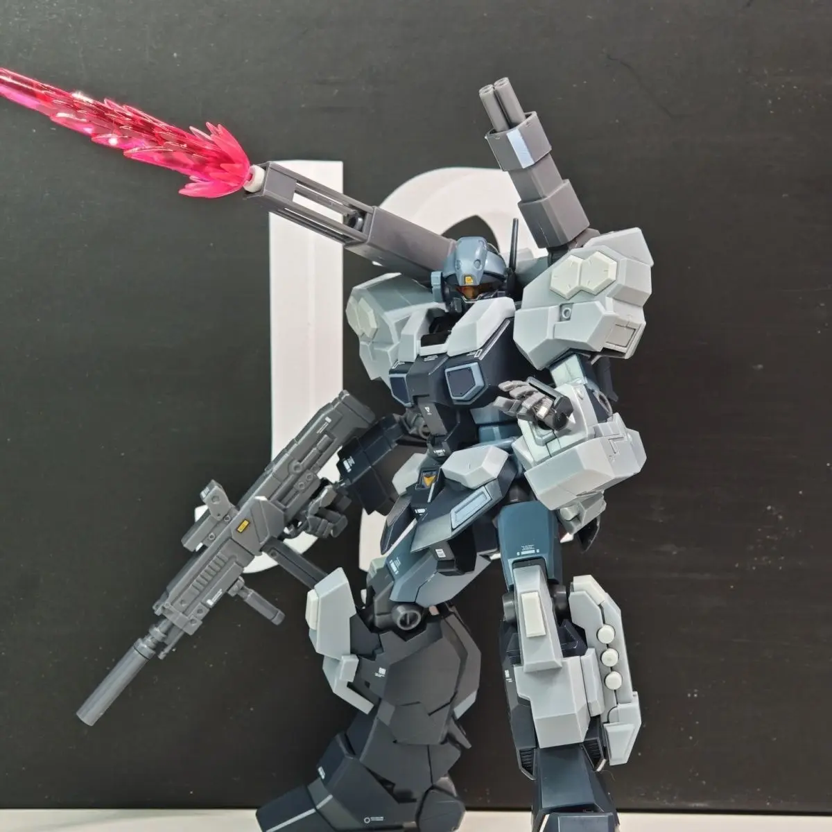 BAOBAO Model HG 1/144 Assemblagemodel Kit RGM-96X Jesta Kanon Met Effecten Actiefiguren Robot Plastic Model Kits Speelgoed Git