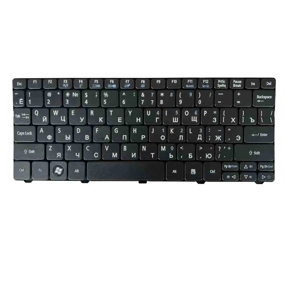 New Russian Keyboard For Acer Aspire One D255 D255E D257 AOD532H 522 D257 AOD257 D260 D270 AOD260 AO521 AO533 532 532H 521 533