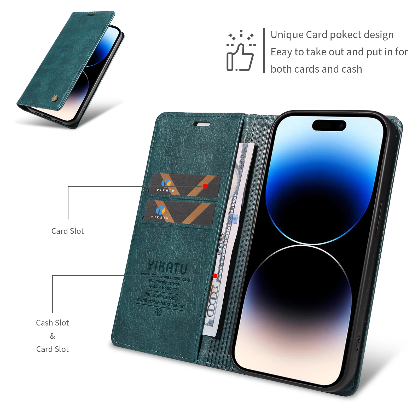 Wallet Leather Case For Sony Xperia 10 Vii 10 Vi 2024 10 V 10 IV 10 iii 5V 4G 5 IV 5 iii 1VII 1 Vi 1 V 1 IV 1 iii Phone Funda view 4