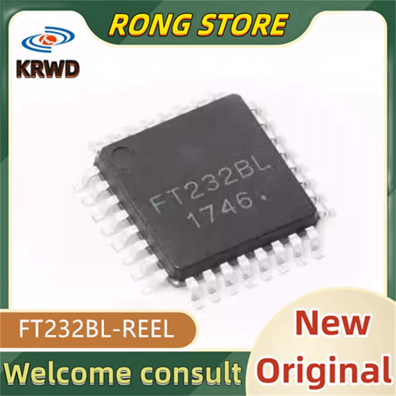 1PCS FT232BL New and Original Chip IC  FT232BL-REEL FT232 LQFP-32