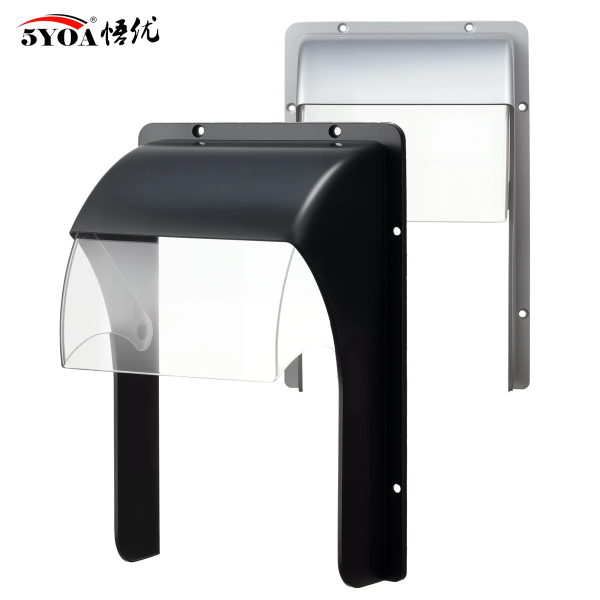 5YOA Slide Outdoor Waterproof Plastic Rain Protector Cover for Access Control Keypad Doorbell Reader Sun Shell Protection