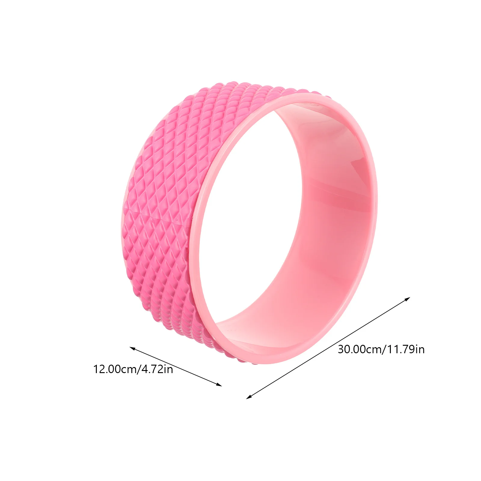 Roda Yoga Roller Peregangan Punggung Berkualitas Tinggi ABS Eva Anti Selip Tahan Lama untuk Yoga Pilates Nyeri Punggung Peregangan Kebugaran