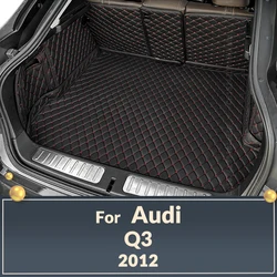 Car trunk mat for Audi Q3 2012 2013 2014 2015 2016 2017 cargo liner carpet interior accessories cover