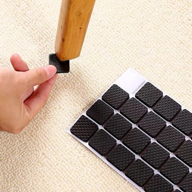 Self Adhesive Furniture Leg Feet Protector Pad Chair Leg Pad Anti-Scratch Slip Mat Stickers DIY Furniture Feet Floor Protector image 2