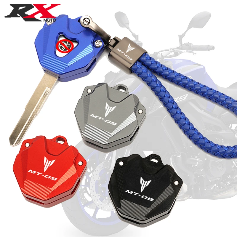 MT-09 Accessorie Motorcycle Keychain Case Shell & Keychain Key Ring Fit For YAMAHA MT09 MT-09 MT 09 SP FZ-09 FZ09 With Logo MT09