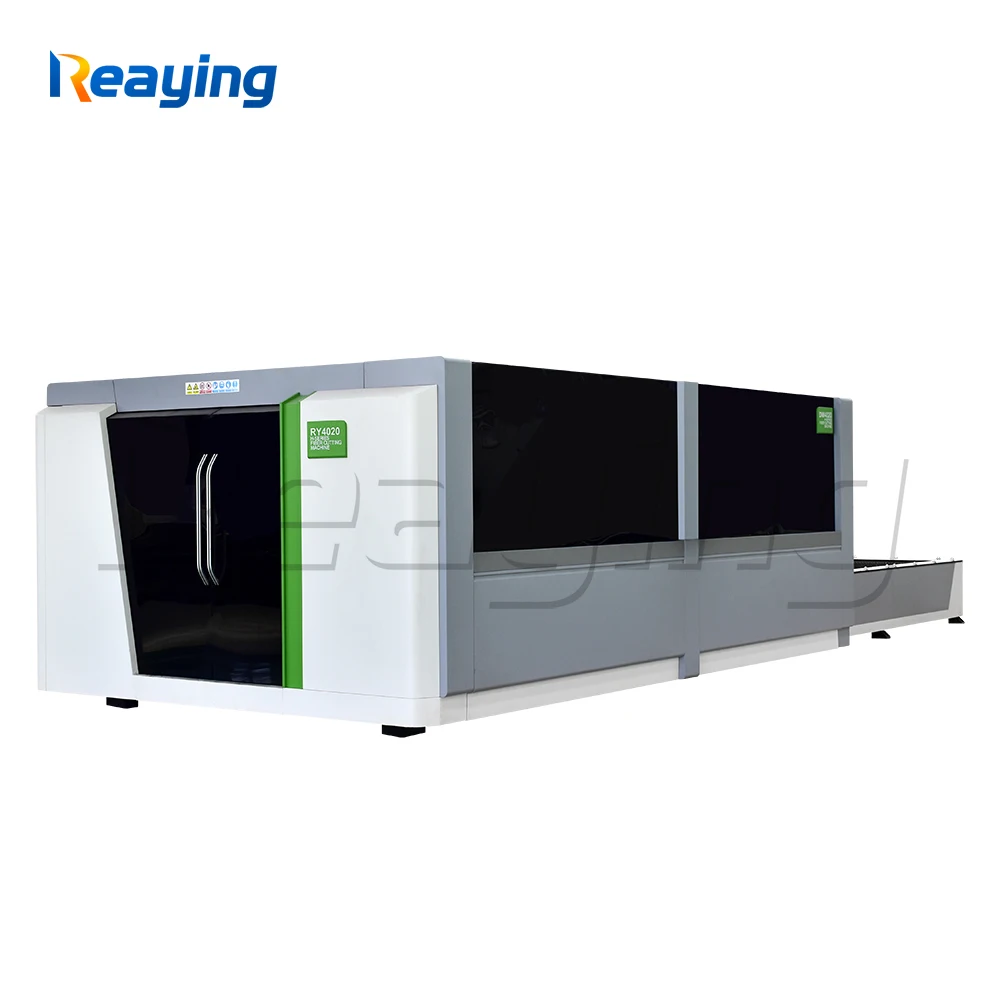 China Enclosed IPG 3kw 2kw 6kw Aluminum Cutting Machine Fiber Laser 1kw Metal Tube Cuter Dual Table