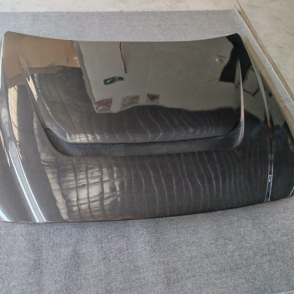 

Крышка двигателя из углеродного волокна для Jaguar XE XEL XES 2016-2024, модифицированный капот двигателя, автомобильные аксессуары