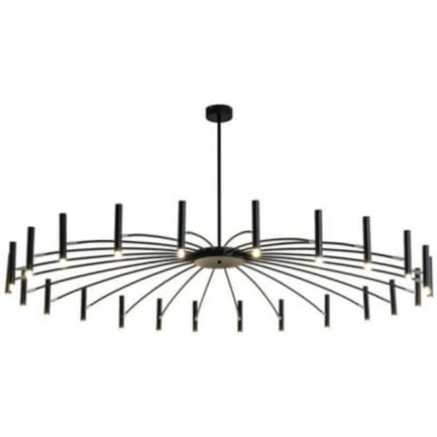 

Modern Black Metal Branch Chandelier, Retro Metal Pendant Light Nordic Ceiling Lamp Fixtures for Dining Room Kitchen Living Roo