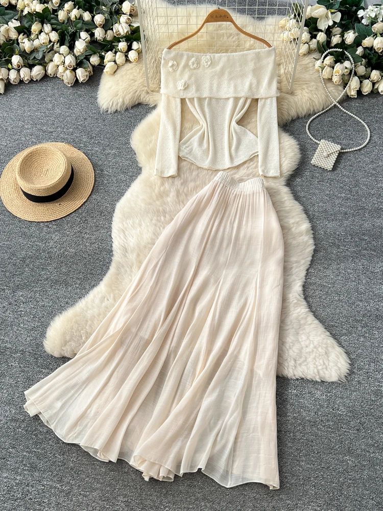 

Ladies A-Line Long Sve Dr Spring Commute Slim Fit High Waist Floral Print Ele Ladylike Sle Polyester Fiber Dr