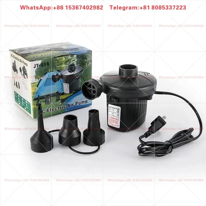 Inflatable Bed Electric Pump Compression Bag Air Pump 110V Portable Inflation Deflation Tool