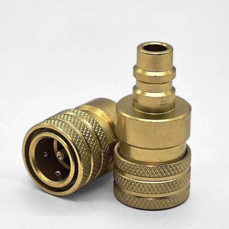 

2pcs Automotive Converter AC Refill R1234YF To R134a Quick Connect Low Port Converter For Cars After 2017