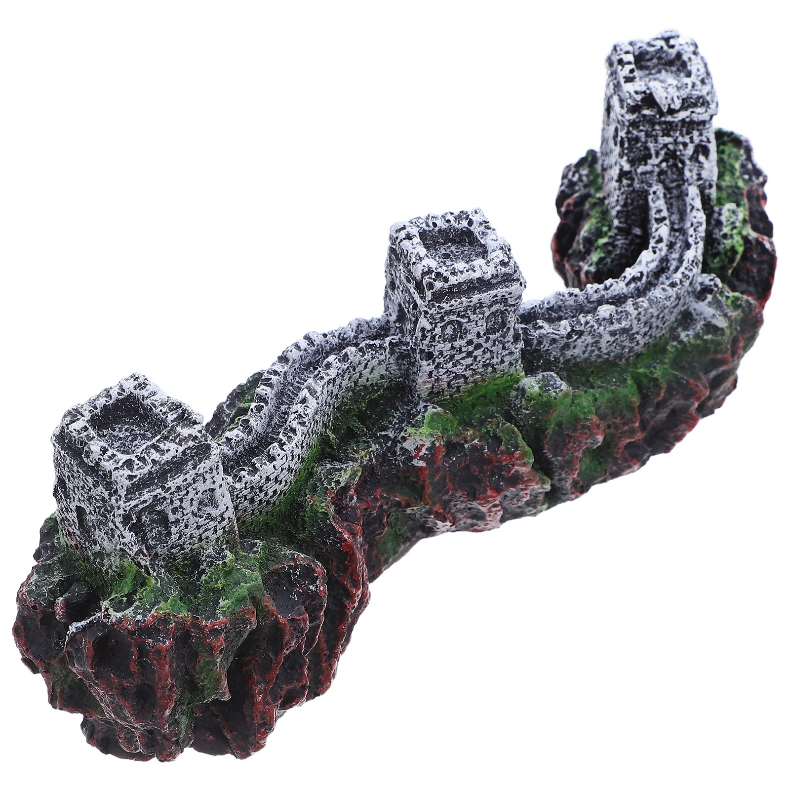 Miniatuur Grote Muur Hars Chinese Architectuur Voor Tuin Outdoor Decor Aquarium Bonsai Landscaping Desktop Ornament