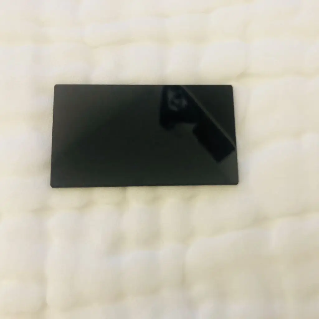 5 pezzi dimensioni totali 34.5x59.8x2mm 315nm passaggio luce UV vetro filtro nero ZWB1