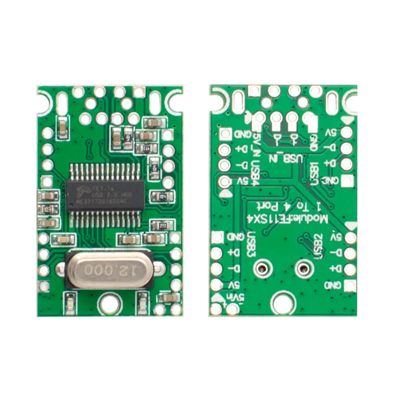 LIZAO Hub USB 2.0 1 vers 4, Qualité Industrielle, Adaptateur de Carte de Développement à 4 Ports, Sans Pilote
