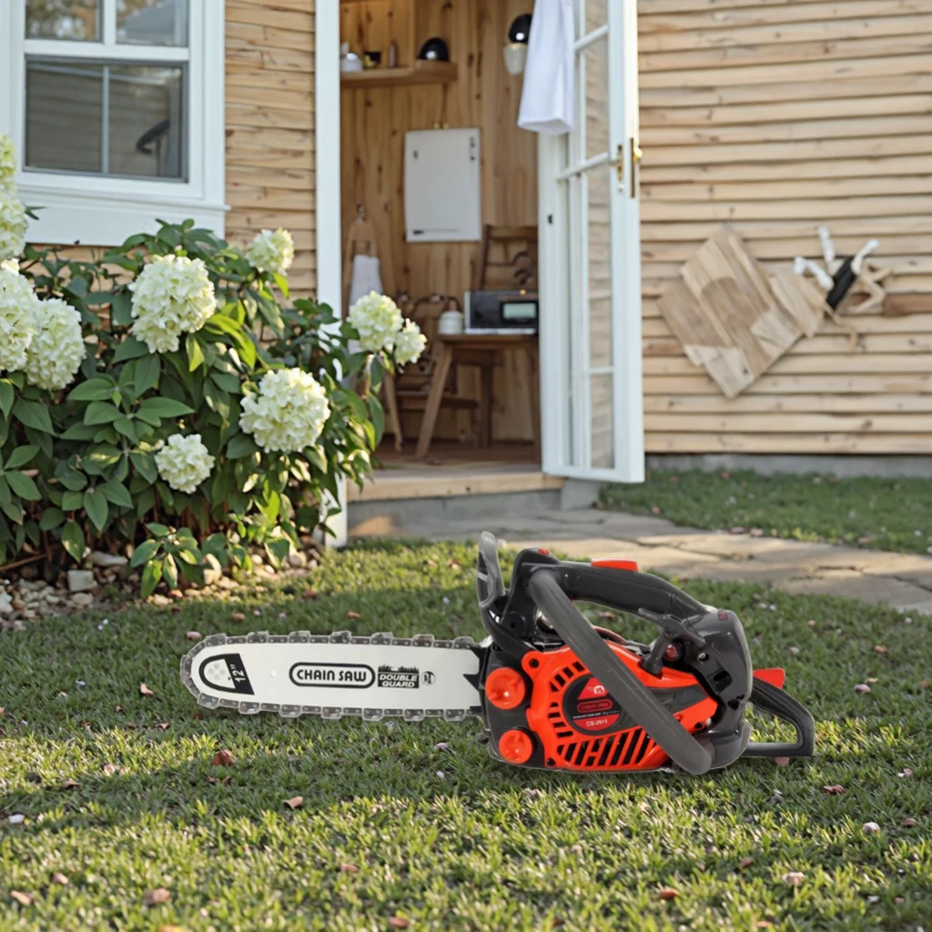 

CHina 25cc 1kw High Power Low Weight Gasoline Chainsaw Logging Machine Garden Trimmer with Accessories