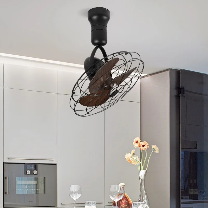 16 inch kitchen shaking ceiling fan mini wall hanging electric fan study minimalist large air volume frequency conversion no