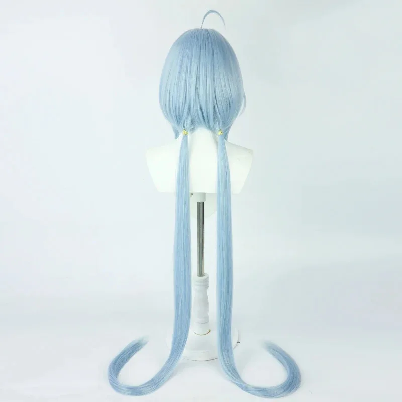 2025 yiyi Gioco Honkai Impact 3 Cosplay Griseo Super Lungo 135 cm Blu Resistente Al Calore Capelli Festa + Protezione Della Parrucca