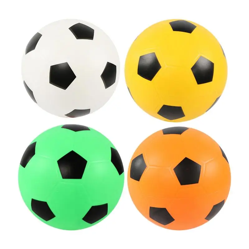 Indoor Silent Soccer Ball 3,5-Zoll-Silent Football Ball aufblasbarer Ball leicht zu greifen hoch dichte aufblasbare leise Trainings ball