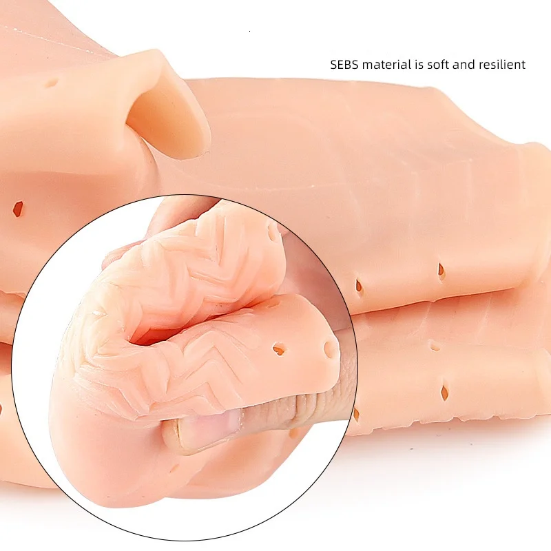 SEBS Soft Heel Cover - Shock-Absorbing & Breathable Foot Guard for Plantar Fascia Pain Relief