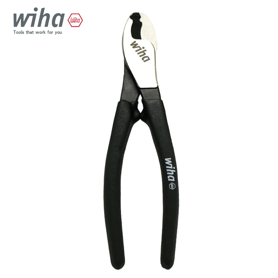 Wiha Tools 45846 Electrical Cable Cutter Heavy Duty Cutter for Aluminum, Copper and Communications Cable