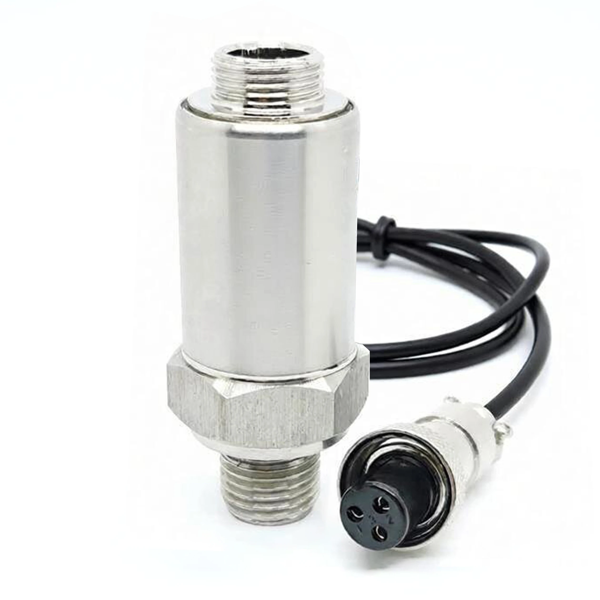 Water Oil Fuel Gas Air Pressure Transducer G1/4 12-36V 4-20mA Stainless Steel M12-3PIN IP65 Sensor Transmitter